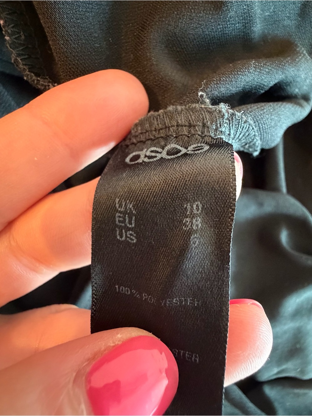 ASOS Black Draped Open Back Maxi Dress - Picture 10 of 11